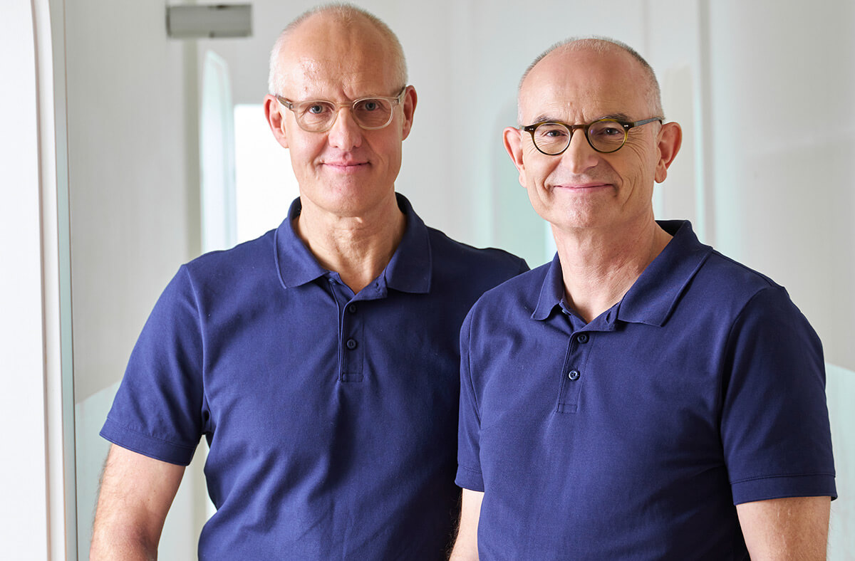 Portrait von Dr. Frank und Dr. Pflumm Portrait von Dr. Frank und Dr. Pflumm